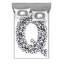 Ensemble de draps lettre en microfibre-45327005-45356176