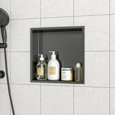 12" x 12" Stainless Steel Shower Niche