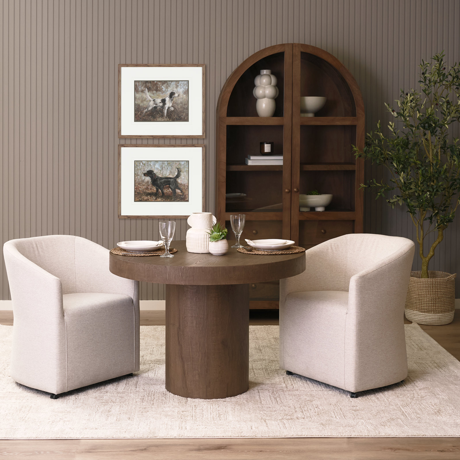 Stonewall Mango Accent Cabinet, Medium Brown