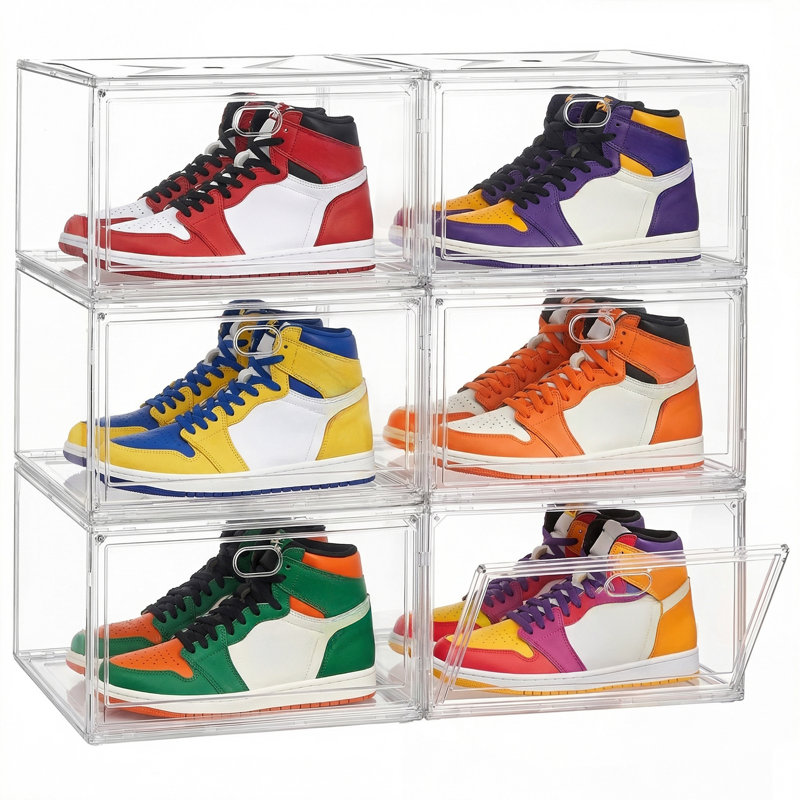 6 Pair Shoe Storage Box