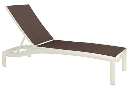 Kor Outdoor Chaise Lounge, Rincon, Parchment