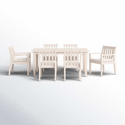 Amina Natural 7-Piece Dining Set