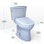 Toilette allongée deux pièces au sol WASHLET 1,28 GPF (siège 7A inclus)-88391439