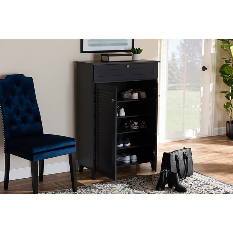 Brentford Shoe Storage Cabinet, Gray