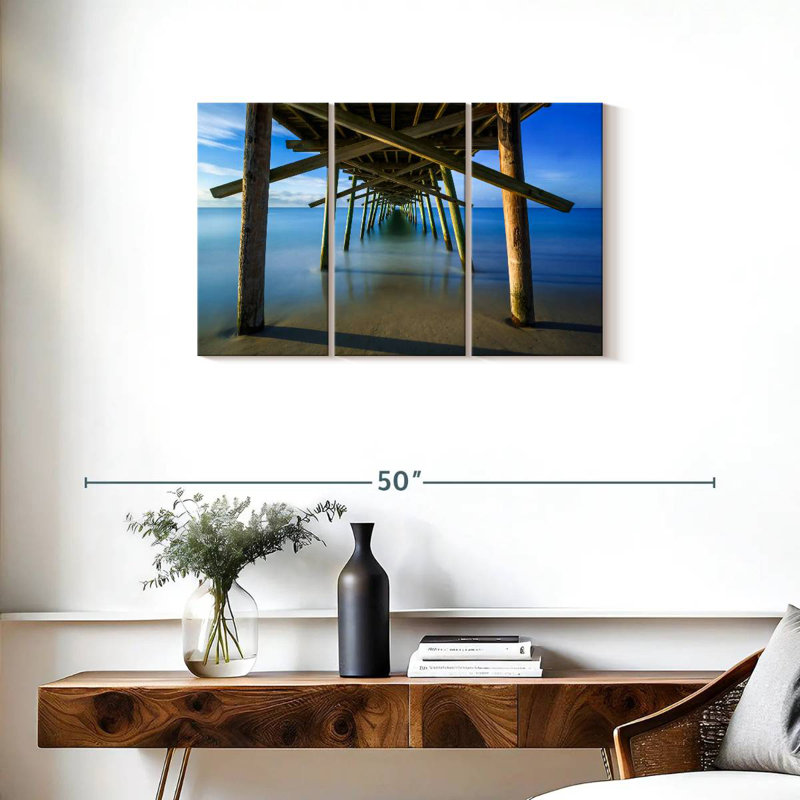 Aletra Below Bogue Inlet Dock, 20" H x 33" W