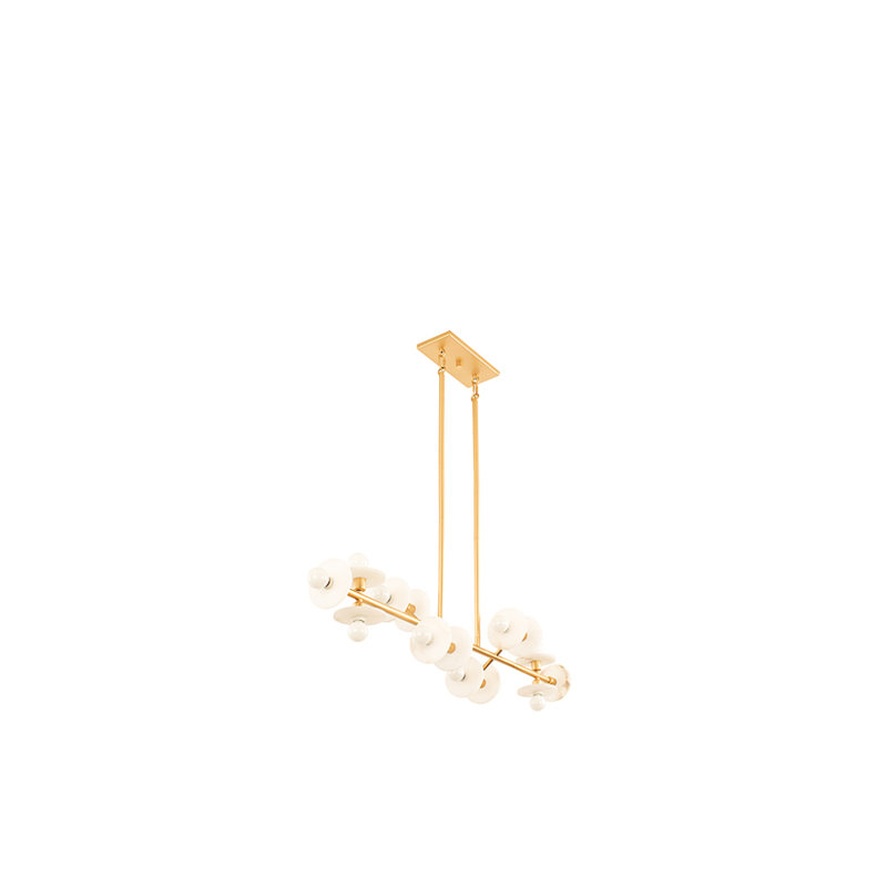Lustre linéaire 14 lumières Amani