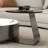 Modern simple oval rock plate coffee table-110428956