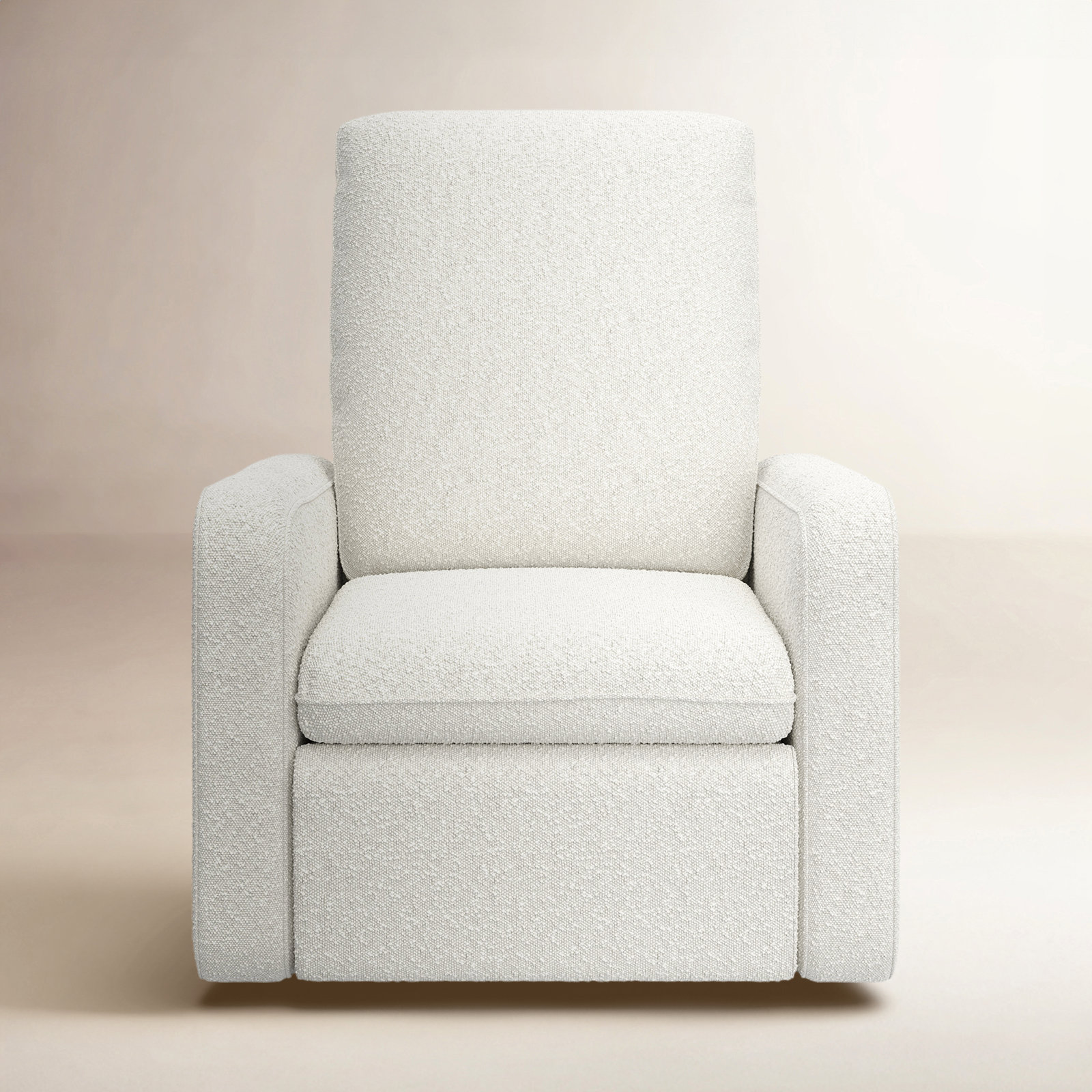 Teddi Swivel Nursery Chair, Ivory Boucle