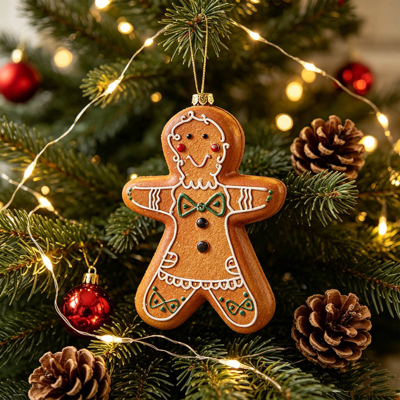 Décoration de sapin de Noël suspendu, A
