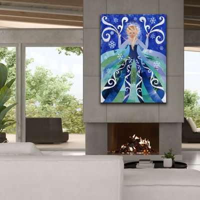 «Ice Queen» par Artpoptart, art mural sur toile