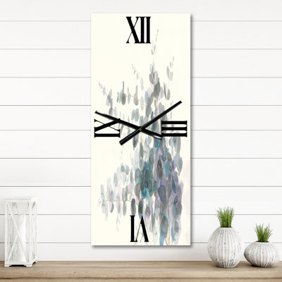 Aquarelle grise II - horloge murale traditionnelle