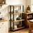 4-Tier Open Shelf Standard Bookcase, Freestanding Industrial Storage Bookshelf for Living Room Home Office-260611583