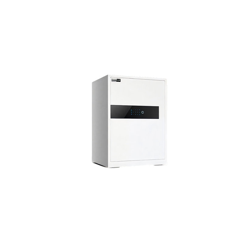 Minimalist White Fingerprint and Password Safe Cabinet