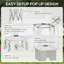 Auvent rétractable 11 pi x 11 pi Outsunny-83886948