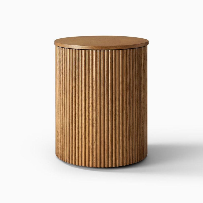 15" Fluted Coffee Table
