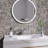 Silver Brick 12.01 in. x 12.01 in. Brick Joint Polished Marble Mosaic Tile-36931567