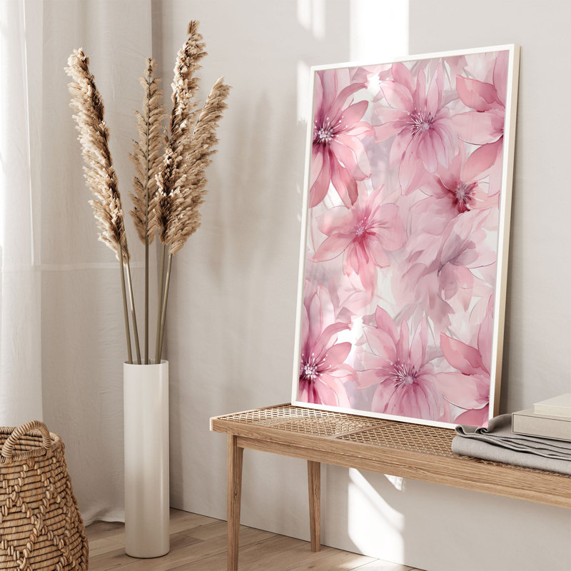Floral Florals I, reproduction d'art moderne sans cadre, H 16 po x l 12 po