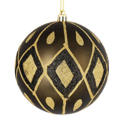 Matte Glitter Diamond Ball Ornament