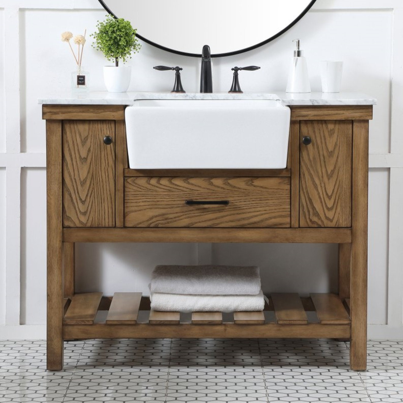Pelaghia 42'' Single Bathroom Vanity, Driftwood