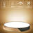 Wood LED Flush Mount