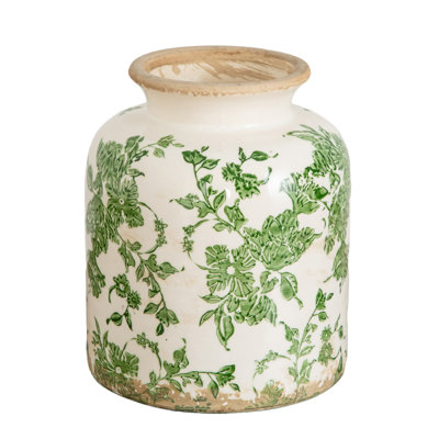 8 po Vase floral en céramique