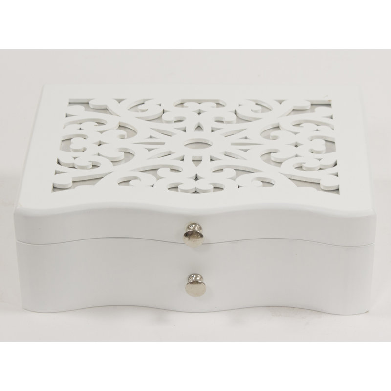 Wood Jewelery Box + Drawers