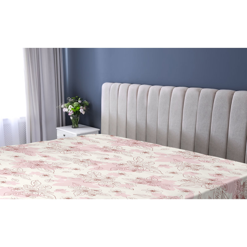 Drap-housse romantique Ambesonne, Drap-housse grand