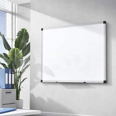 36 x 24 Magnetic Wall Mounted Whiteboard, Aluminum Alloy Frame