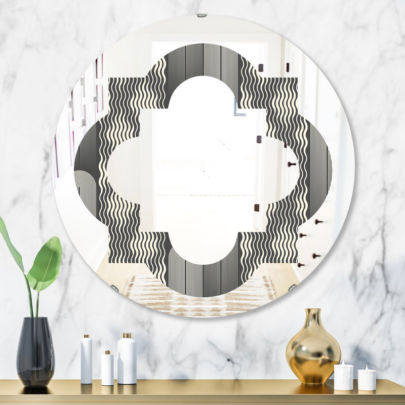 Miroir mural moderne et contemporain sans cadre Mimimal and Design II, H 31,5 po x l po
