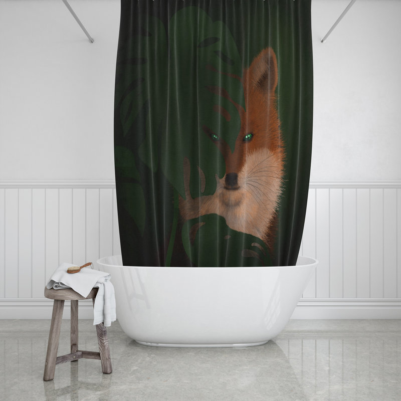 Dirazan Shower Curtain, 72" H x 70" W