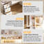 Coiffeuse blanche avec miroir éclairé, coiffeuse avec station de charge, coiffeuse avec 4 tiroirs et armoire de rangement avec 2 tablettes pour la chambre à coucher