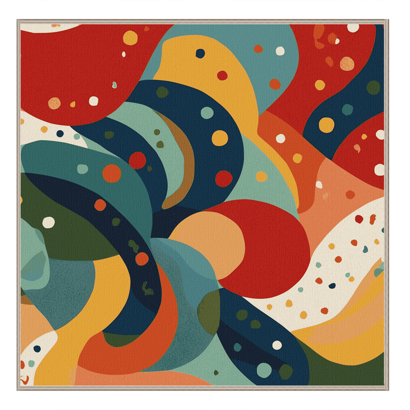 Jazzy Stomp Rug, Square 3'