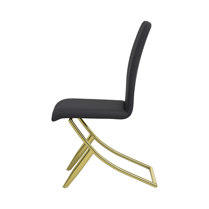 Chaise d’appoint rembourrée Sullivan Street, Noir