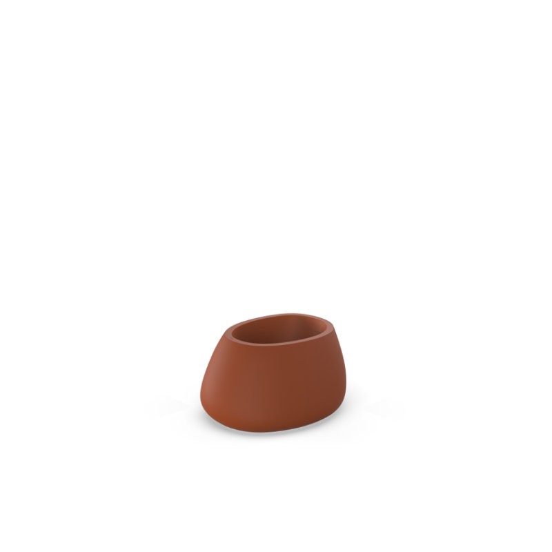 Stone Planter, Clay, 15.75" H x 31.5" W x 25.5" D