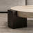 Beige Solid Wood  Round Coffee Table-35977615