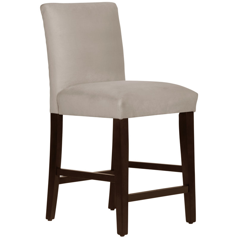 Tabouret de bar et de comptoir Hadrien, Tabouret de comptoir (siège d'une hauteur de 26 p, Espresso