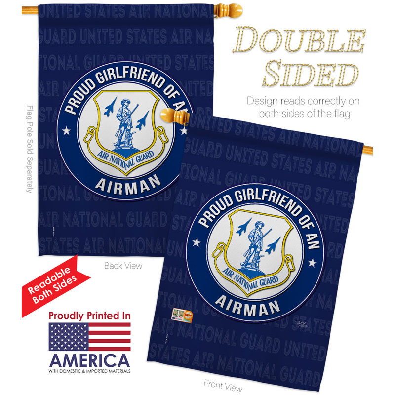 Double Sided 40'' H x 28'' W Polyester House Flag
