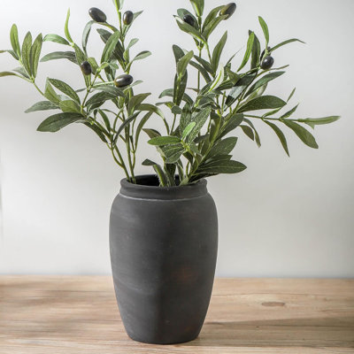 Red Earth Simple Vase