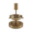 Brass 1-Light Textured Glass Ceiling Lamp for Hallway & Bedroom