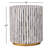 Demson Round Bone Inlay Drum End Table-1974369255