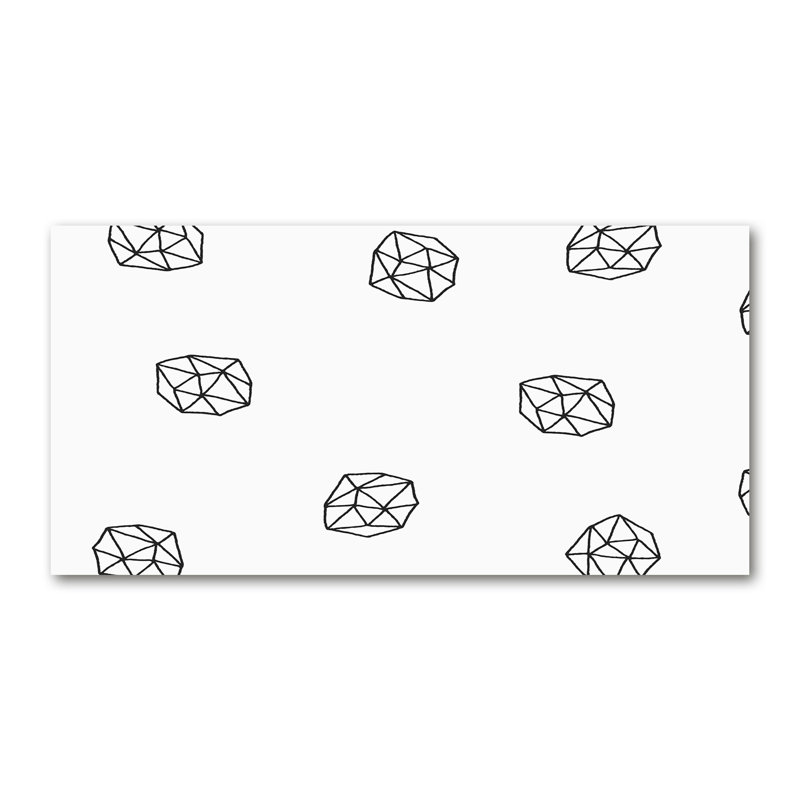 50cm W x 100cm L Glass Peel and Stick Panel