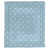 Bleu sarcelle/blanc cassé
