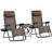 Folding Reclining Chair Set