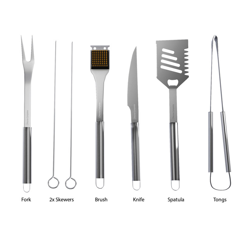 Stainless Steel Dishwasher Safe Grilling Tool Set