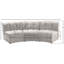 Canapé modulaire en velours de 96 po de largeur Jedson-1778502663