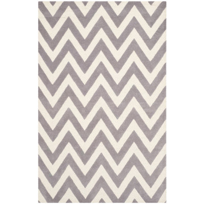 Motoi Chevron Wool Hand Woven Area Rug