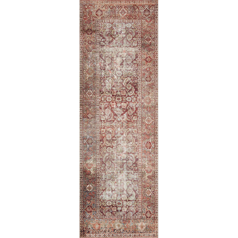 Sim Oriental Indoor Rug, Runner 2'6" x 12'