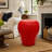 Strawberry Fruit Stool,Outdoor Side Table
