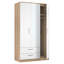 Fully Assembled Contrast 3 Door Wardrobe