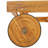 vidaXL Sun Lounger Set of 2 Acacia Wood Solid Acacia Wood Standard
